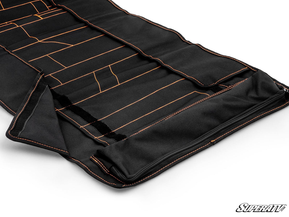 SuperATV Roll-Up Tool Bag for RZR Pro R and RZR Pro R 4 and RZR Pro S and RZR Pro S 4 and RZR Pro XP and RZR Pro XP 4 and RZR RS1 and RZR S 1000 and RZR S 800 and RZR S 900 and RZR S4 1000 and RZR Trail 900 and RZR Trail S 900 and RZR Trail S 1000 and RZR Turbo R and RZR Turbo R 4 and RZR XP and RZR XP 4 and RZR XP 1000 and RZR XP 4 1000 and RZR XP 4 900 and RZR XP Turbo and RZR XP 4 Turbo and RZR XP Turbo S and RZR XP 4 Turbo S and RZR XP S and RZR XP 900 and RZR 4 800 and RZR 4 900 and RZR 570 and RZR 800