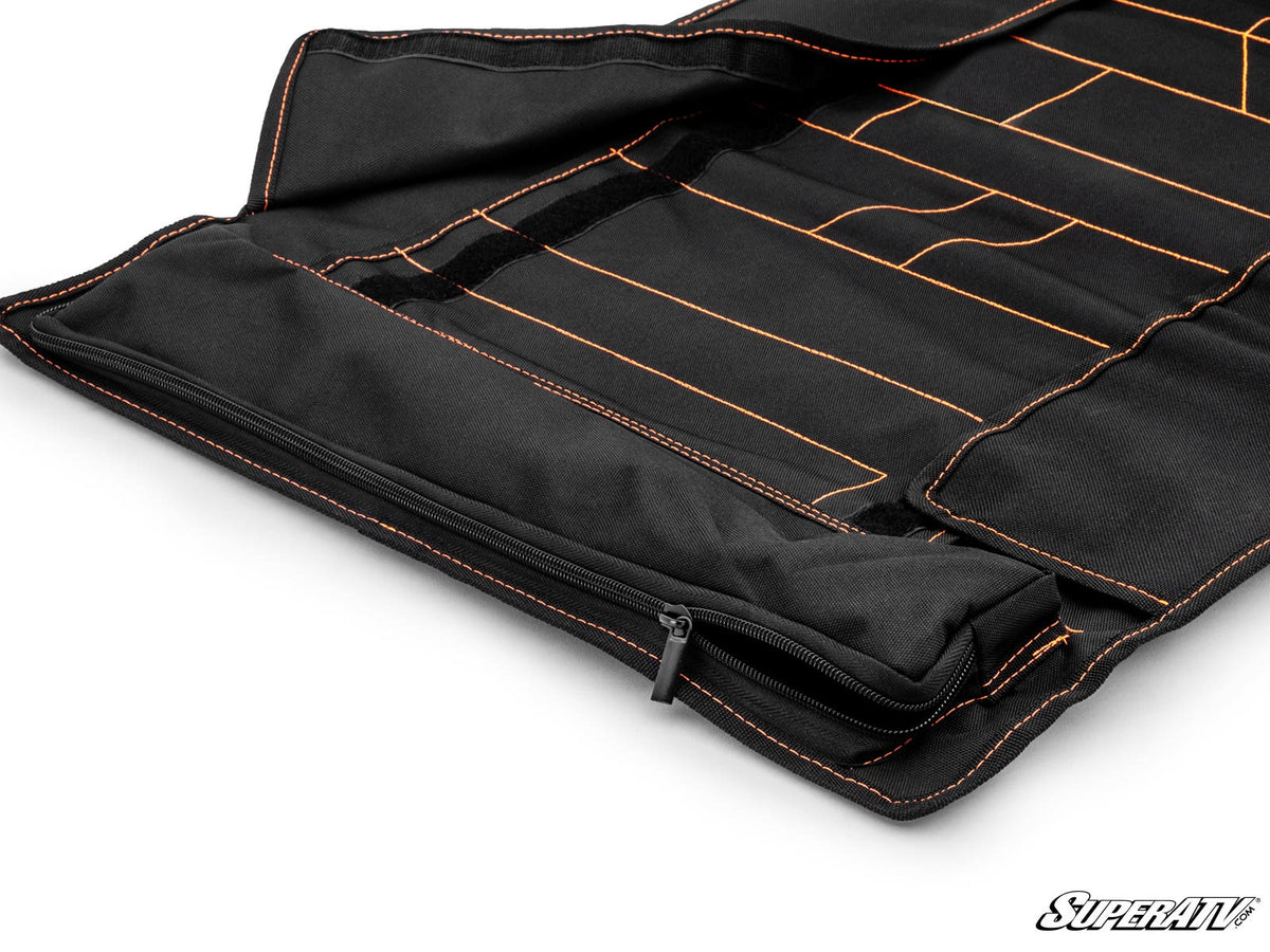 SuperATV Roll-Up Tool Bag for RZR Pro R and RZR Pro R 4 and RZR Pro S and RZR Pro S 4 and RZR Pro XP and RZR Pro XP 4 and RZR RS1 and RZR S 1000 and RZR S 800 and RZR S 900 and RZR S4 1000 and RZR Trail 900 and RZR Trail S 900 and RZR Trail S 1000 and RZR Turbo R and RZR Turbo R 4 and RZR XP and RZR XP 4 and RZR XP 1000 and RZR XP 4 1000 and RZR XP 4 900 and RZR XP Turbo and RZR XP 4 Turbo and RZR XP Turbo S and RZR XP 4 Turbo S and RZR XP S and RZR XP 900 and RZR 4 800 and RZR 4 900 and RZR 570 and RZR 800