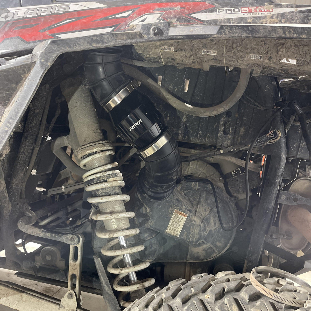 RPM 2016-2018 RZR XPT Turbo "ECF" Electric Clutch Blower Fan Kit - Lower Clutch / Belt Temperature — view 3