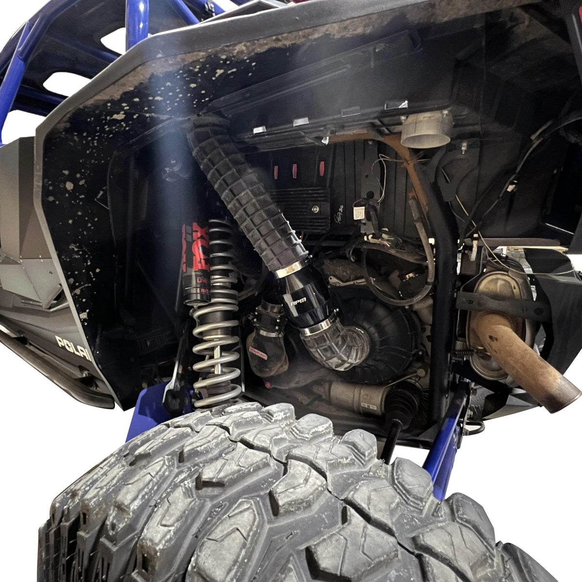 RPM 2018-22 Turbo S, & RS1, 19-24 RZR XP Turbo "ECF" Electric Clutch Blower Fan Kit - Lower Clutch / Belt Temperature — view 