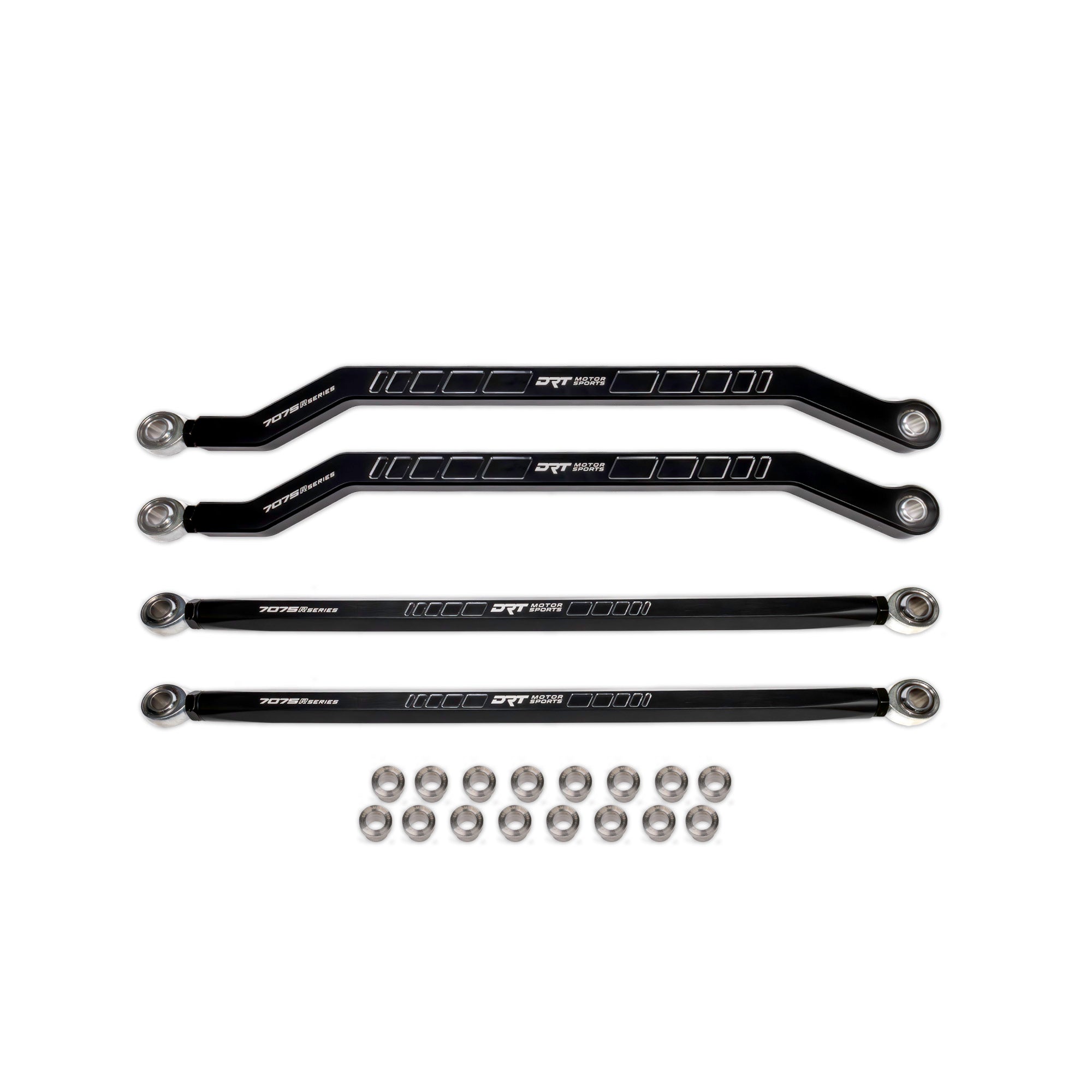 DRT motorsports billet aluminum race series 7075 xd high clearance radius rod set for Polaris PRO R / PRO S / Turbo R