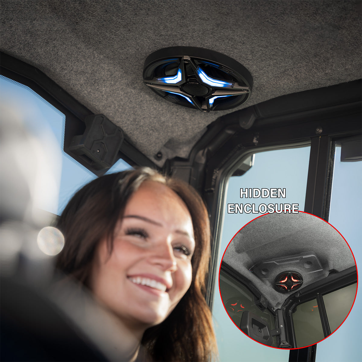 2018-2026 Can-Am® Defender HD10 & HD11 Rear-Upper 6.5" Speaker Pods - product image 6