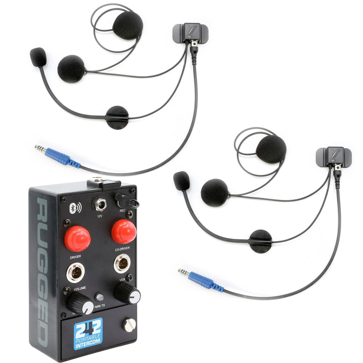 242 Portable Intercom Kit – 2-Person Bluetooth Intercom System - product image 2