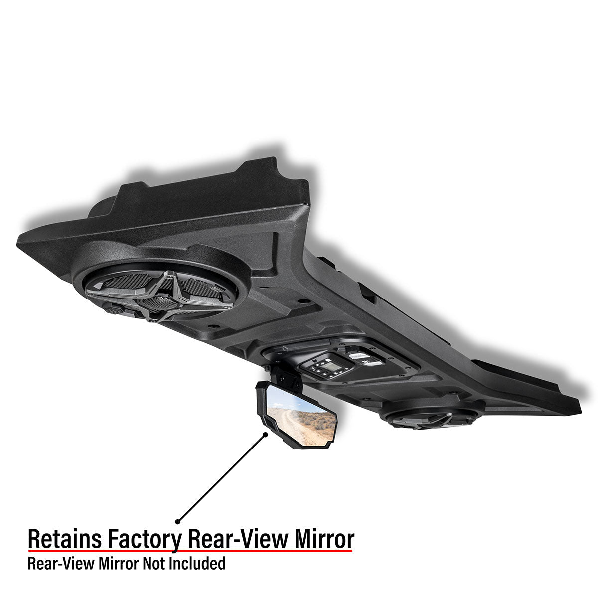 2024-2026 Polaris® RZR XP 1000 2-Speaker Overhead Soundbar w/MRB3S Bluetooth Radio and Built-in Dome Light - product image 3