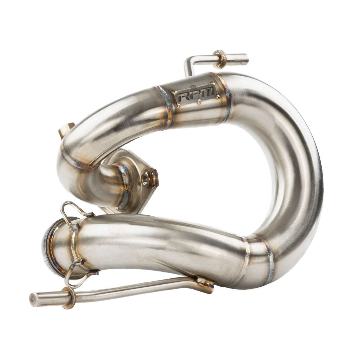 RPM Kawasaki H2 3/4 Exhaust – 2.5" Mid Pipe + Chambered Muffler | Straight or E-Valve Option — view 2
