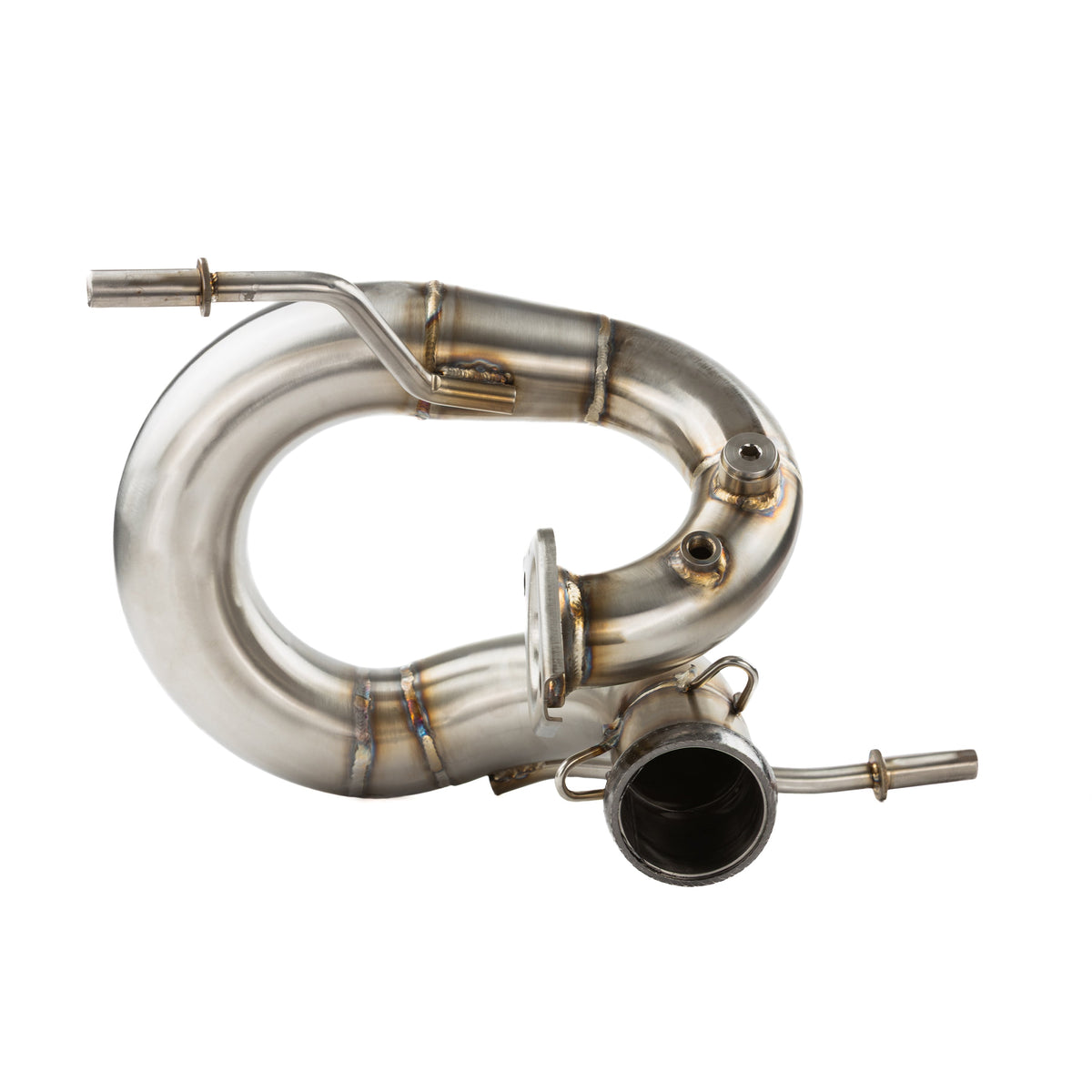 RPM Kawasaki H2 3/4 Exhaust – 2.5" Mid Pipe + Chambered Muffler | Straight or E-Valve Option — view 3
