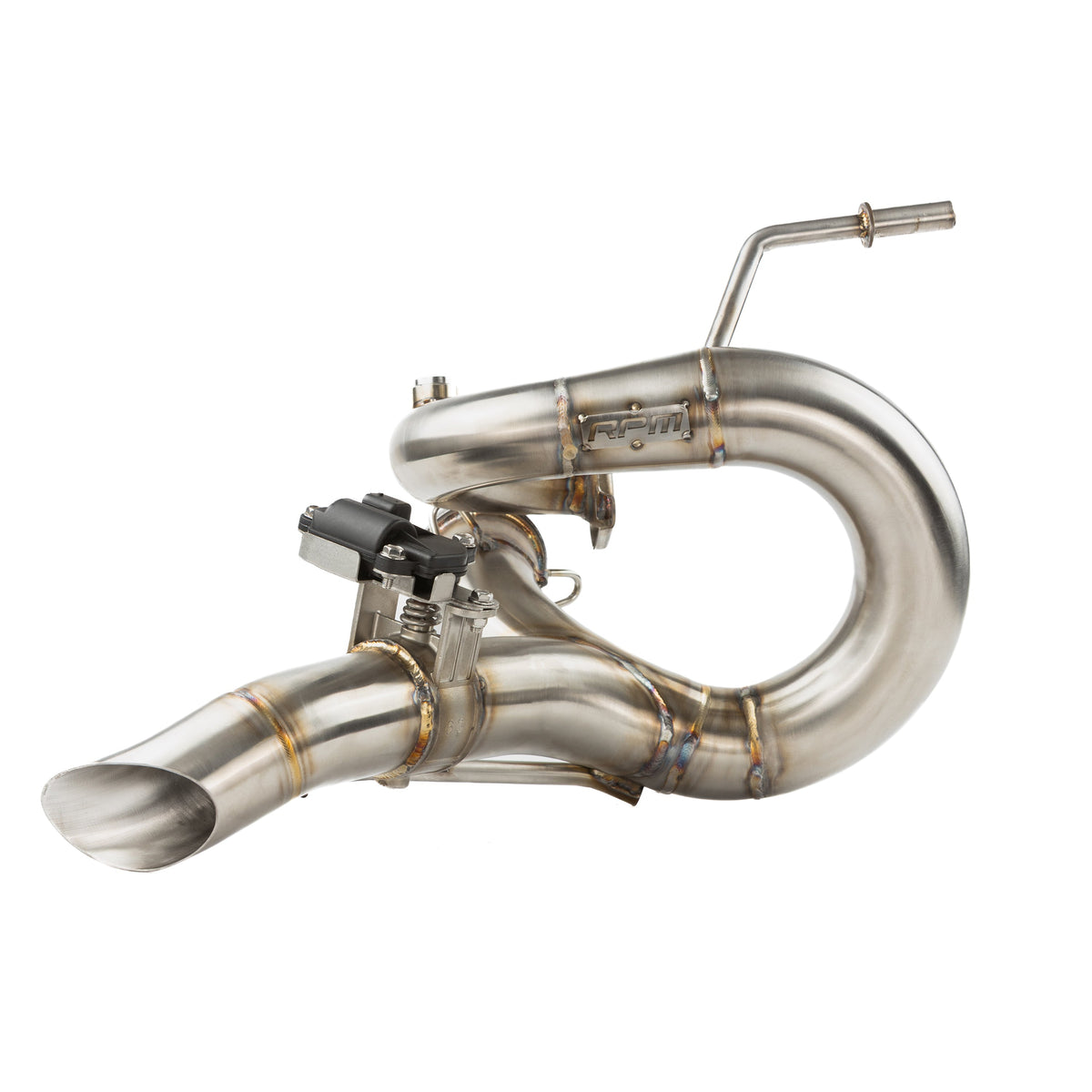 RPM Kawasaki H2 3/4 Exhaust – 2.5" Mid Pipe + Chambered Muffler | Straight or E-Valve Option — view 4