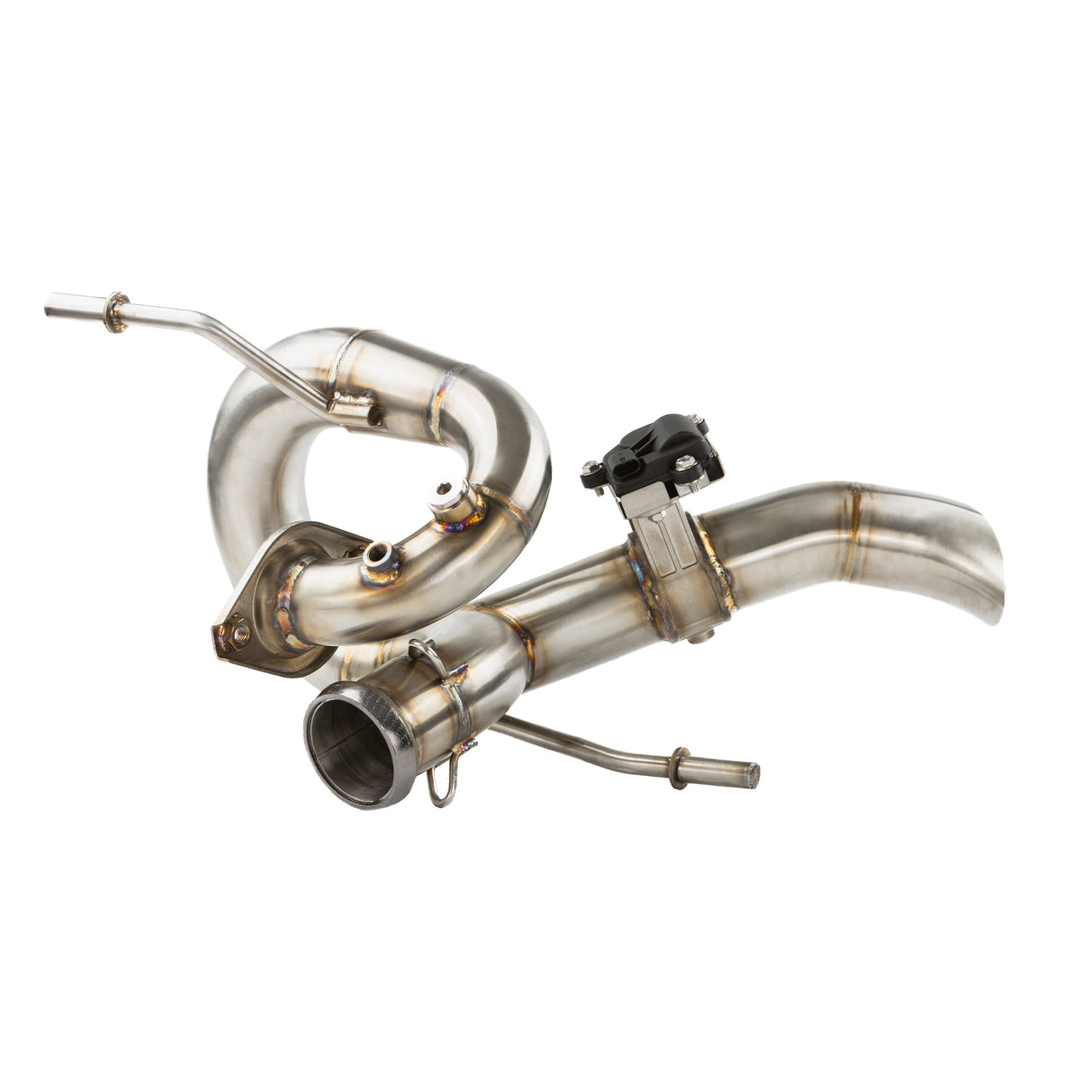 RPM Kawasaki H2 3/4 Exhaust – 2.5" Mid Pipe + Chambered Muffler | Straight or E-Valve Option — view 6