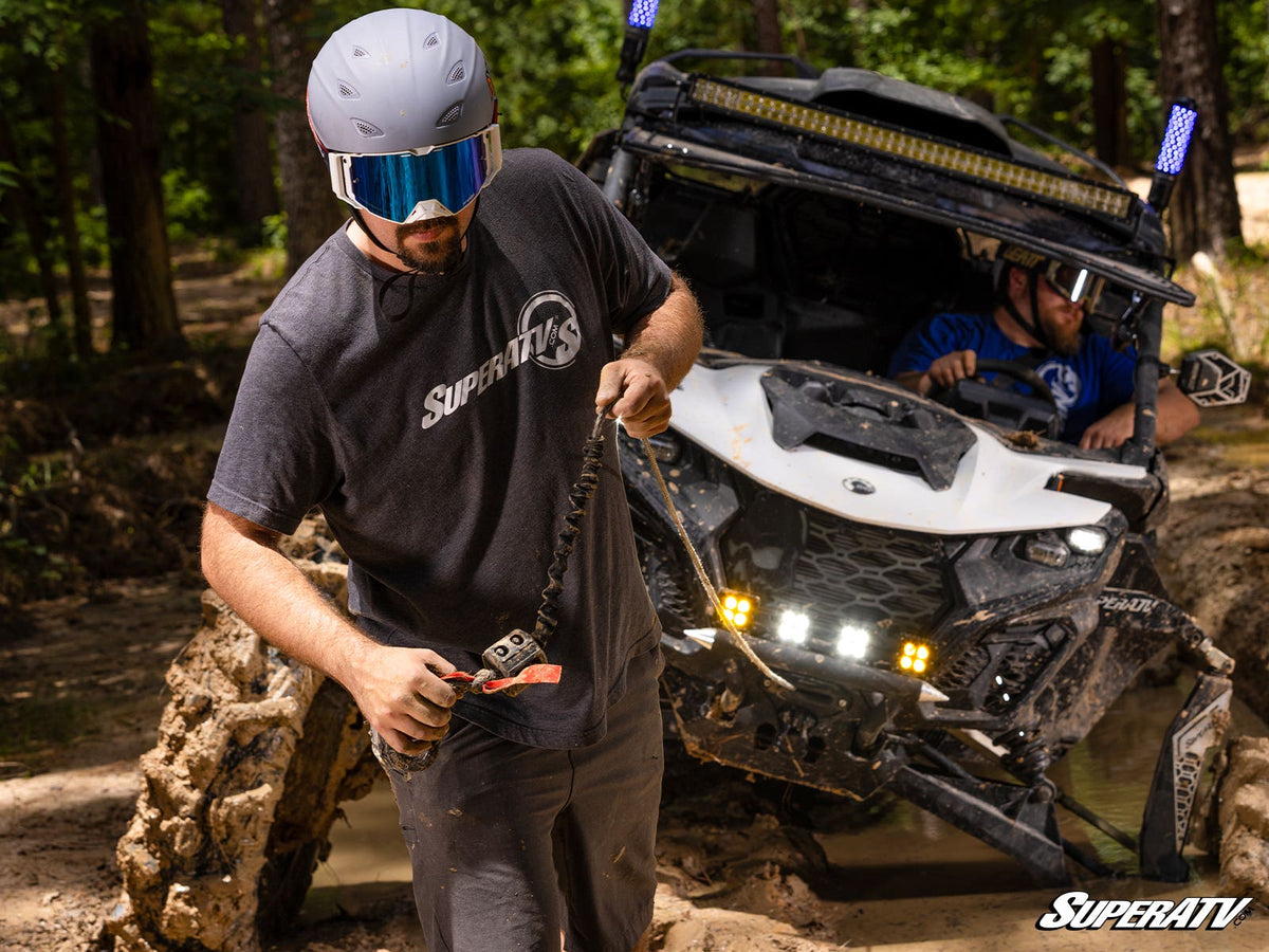 4500 Lb. UTV/ATV Winch (With Wireless Remote & Synthetic Rope) for RZR Pro R and RZR Pro R 4 and RZR Pro S and RZR Pro S 4 and RZR Pro XP and RZR Pro XP 4 and RZR RS1 and RZR S 1000 and RZR S 800 and RZR S 900 and RZR S4 1000 and RZR Trail 900 and RZR Trail S 900 and RZR Trail S 1000 and RZR Turbo R and RZR Turbo R 4 and RZR XP and RZR XP 4 and RZR XP 1000 and RZR XP 4 1000 and RZR XP 4 900 and RZR XP Turbo and RZR XP 4 Turbo and RZR XP Turbo S and RZR XP 4 Turbo S and RZR XP S and RZR XP 900 and RZR 4 800 