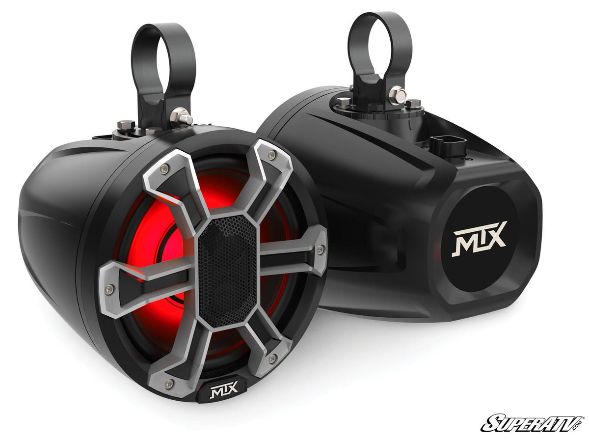 MTX 6.5" and 8" Weather-Resistant UTV Speaker Pods for RZR Pro R and RZR Pro R 4 and RZR Pro S and RZR Pro S 4 and RZR Pro XP and RZR Pro XP 4 and RZR RS1 and RZR S 1000 and RZR S 800 and RZR S 900 and RZR S4 1000 and RZR Trail 900 and RZR Trail S 900 and RZR Trail S 1000 and RZR Turbo R and RZR Turbo R 4 and RZR XP and RZR XP 4 and RZR XP 1000 and RZR XP 4 1000 and RZR XP 4 900 and RZR XP Turbo and RZR XP 4 Turbo and RZR XP Turbo S and RZR XP 4 Turbo S and RZR XP S and RZR XP 900 and RZR 4 800 and RZR 4 90