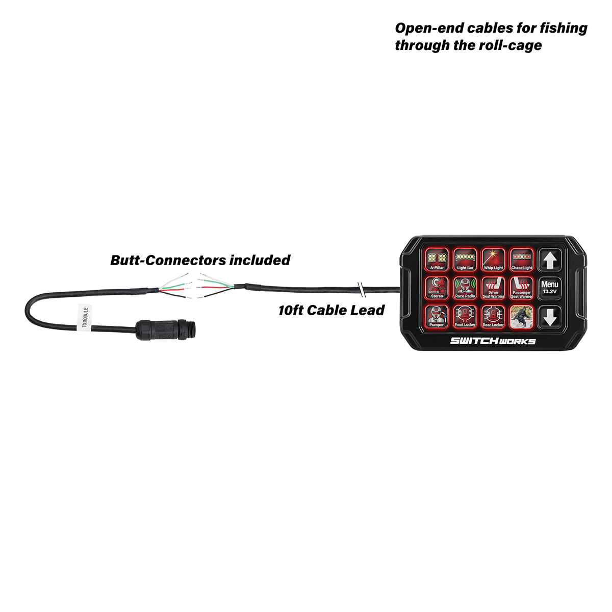 Alpha12 Digital Smart Switcher with 12-Outputs and Rollcage Mount - product image 2