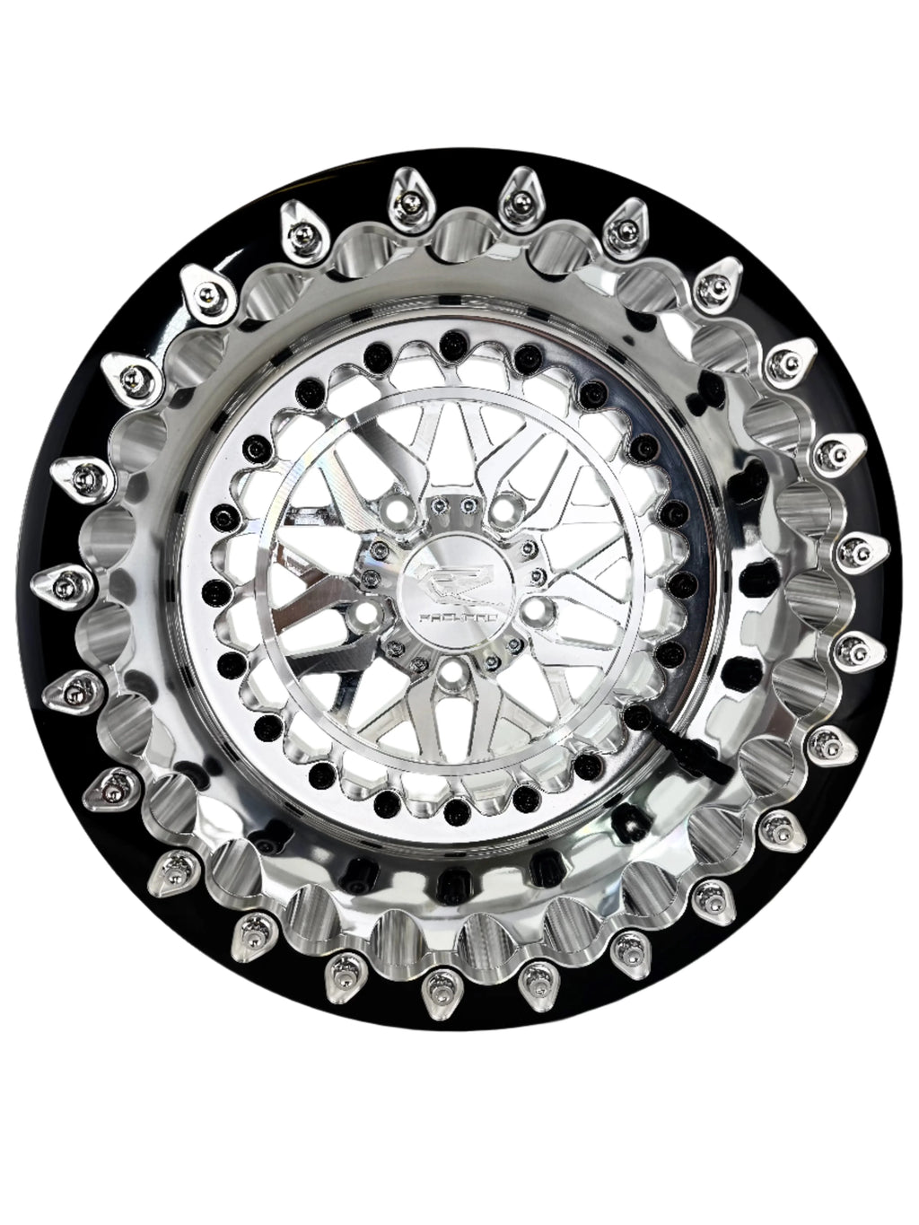 Apollo – FF Forged Polished Beadlock Wheel – Silver RZR Pro R 5x4.5