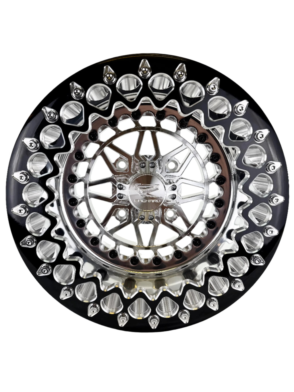 Apollo - FF Forged Polished Beadlock Wheel - Silver