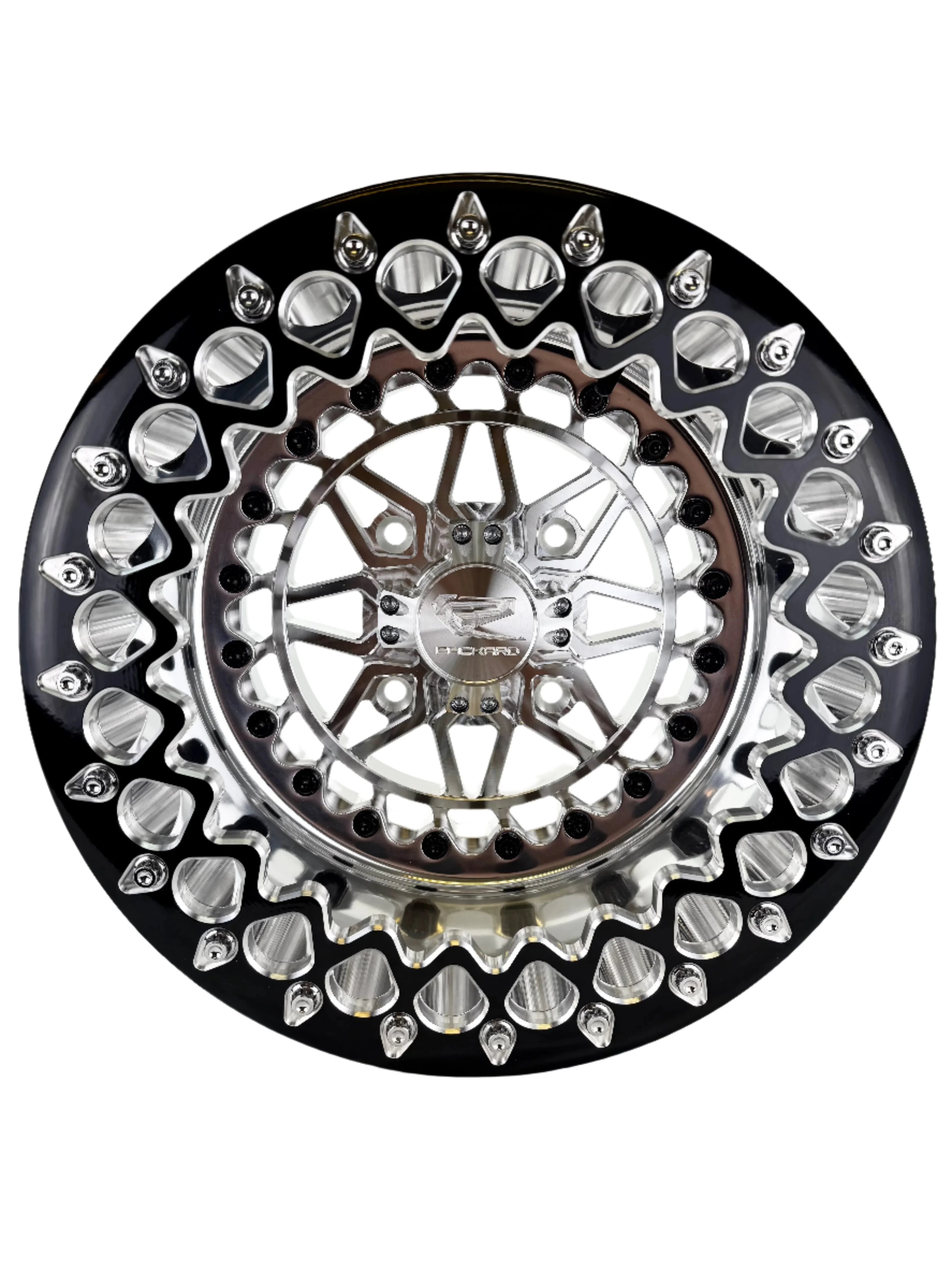 Apollo - FF Forged Polished Beadlock Wheel - Silver