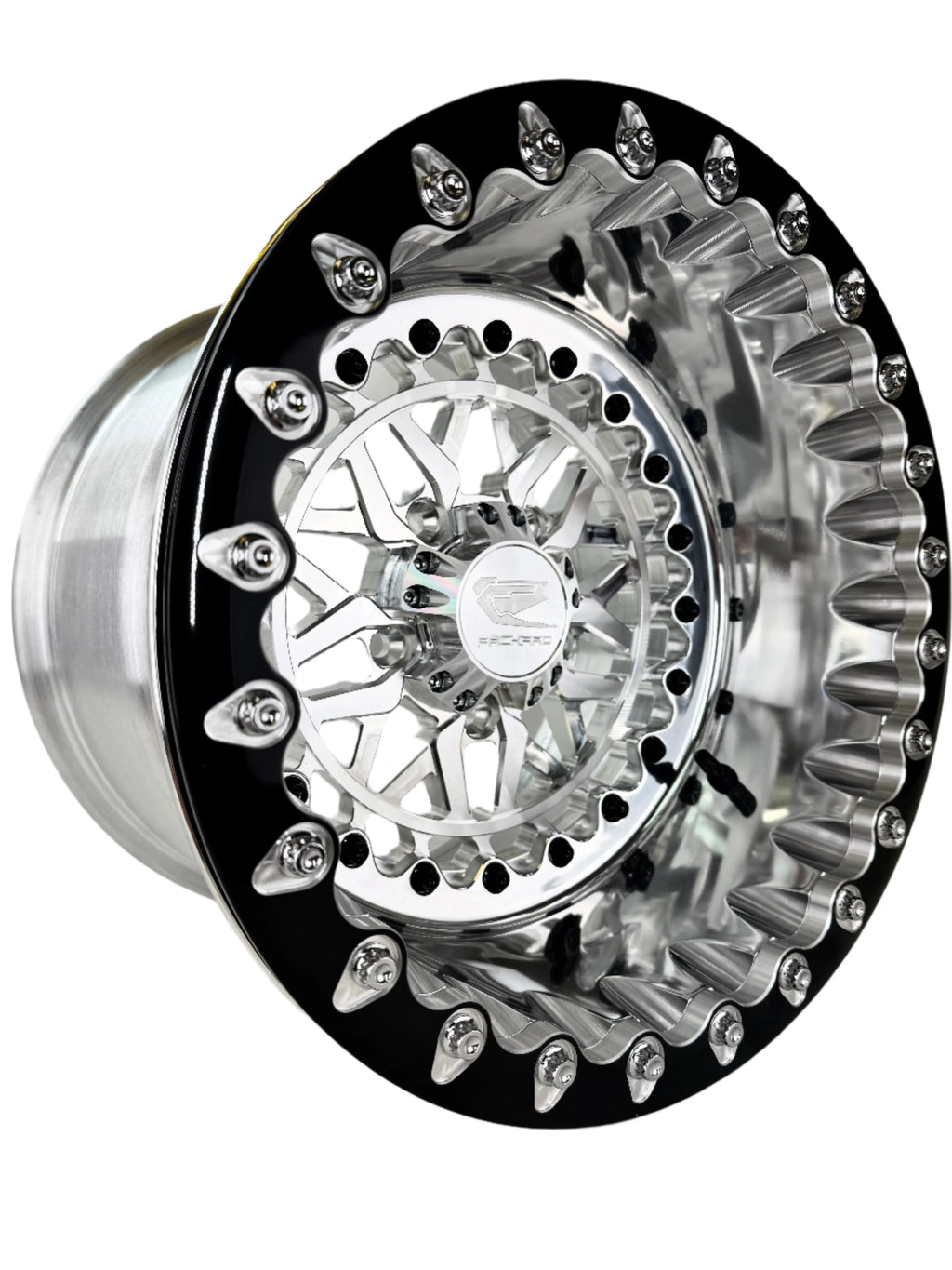 Apollo – FF Forged Polished Beadlock Wheel – Silver RZR Pro R 5x4.5