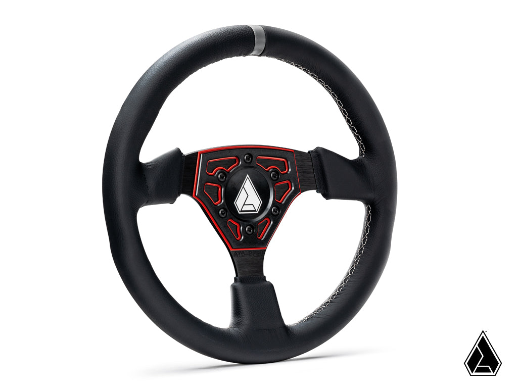 Universal Navigator Leather UTV Steering Wheel - product image 3