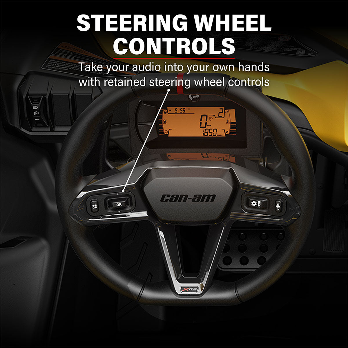 CanAm® Maverick R & X3 BRP™ Touch Screen Front & Rear Speaker RCA Output Harness - product image 3