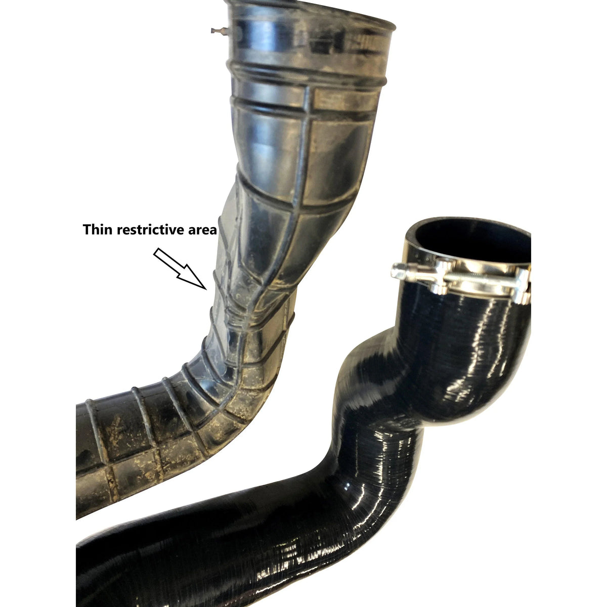 RPM RZR Pro XP, Pro S, & Turbo R "BIG FATTY" HD Silicone Intake Tube — view 3