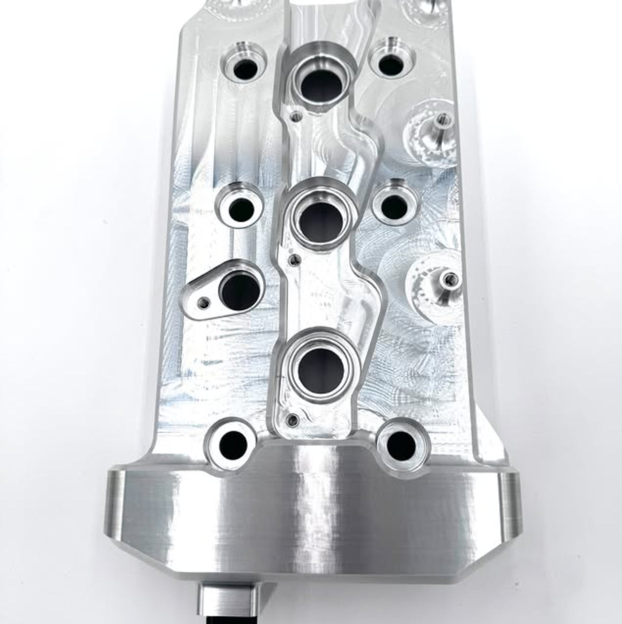 FastUTV Billet Valve Cover for Can-Am X3 with fittings and braided line – high-performance crankcase ventilation upgrade-1