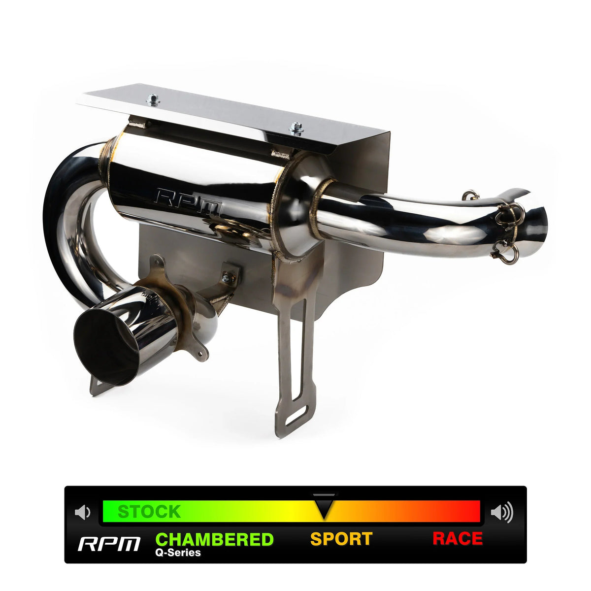 RPM X3 Slip On Exhaust Sport Muffler Can-Am Maverick X3 Turbo R & RR 2017-2026 — view 4