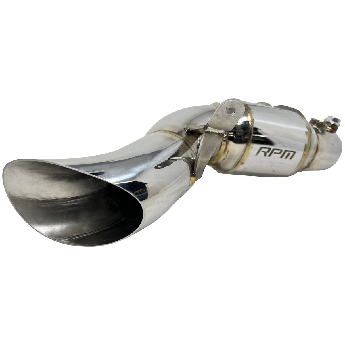 RPM Can-Am X3 Turbo Back 3" Full Race / Drag Pipe With Muffler — view 6