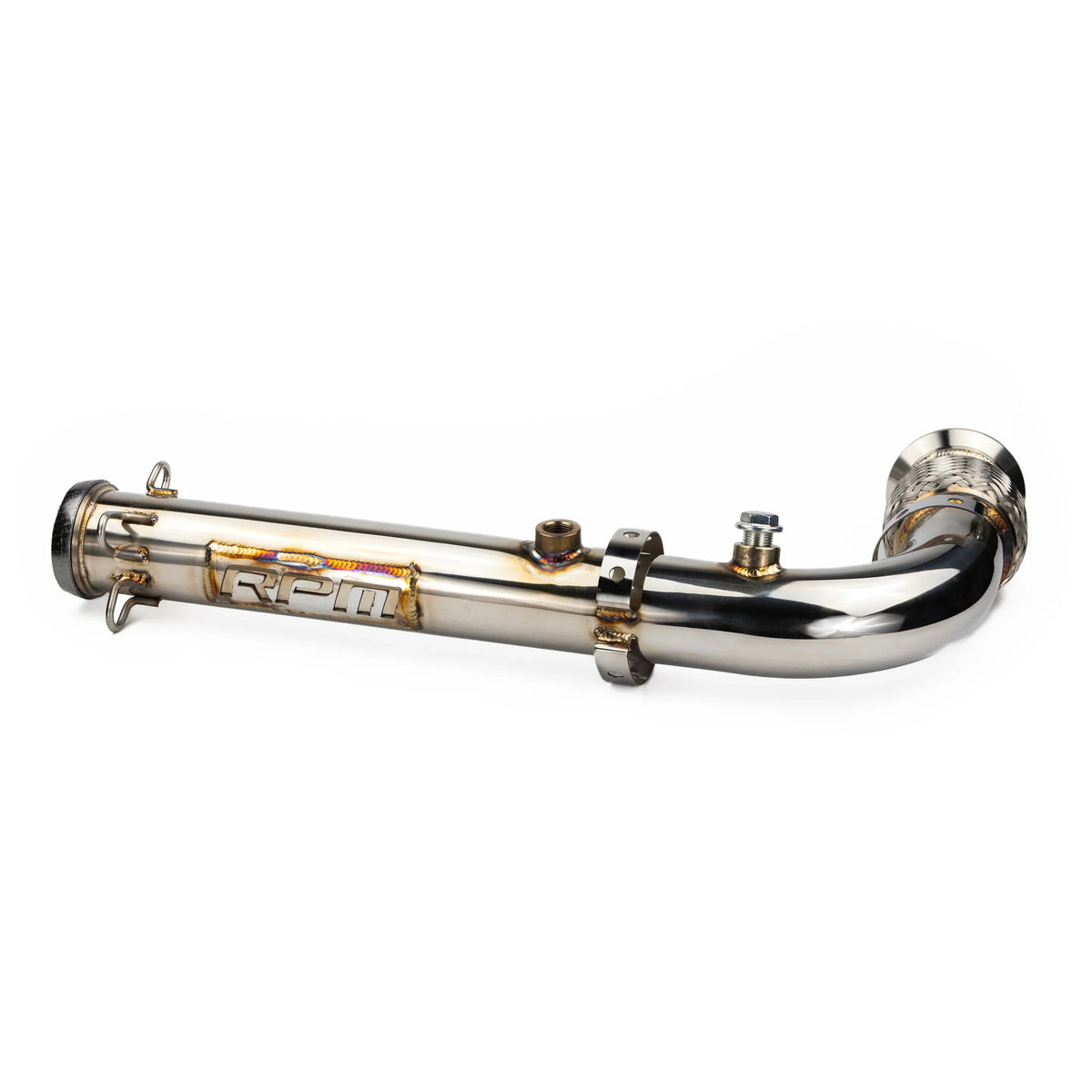 RPM Big Mouth Cat Delete Bypass Mid Race Pipe Can-Am Maverick X3 Turbo R & RR — view 4