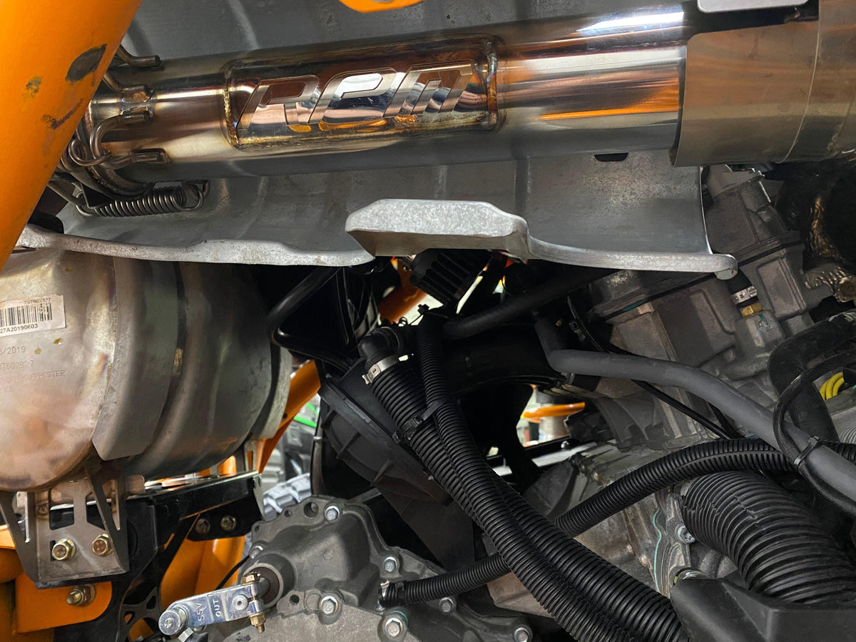 RPM Big Mouth Cat Delete Bypass Mid Race Pipe Can-Am Maverick X3 Turbo R & RR — view 9