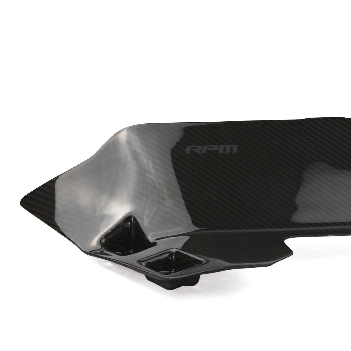 RPM Pro R, Pro S & Turbo R  Carbon Fiber Radiator Heat Air Deflector & Cab Cooling Panel — view 3