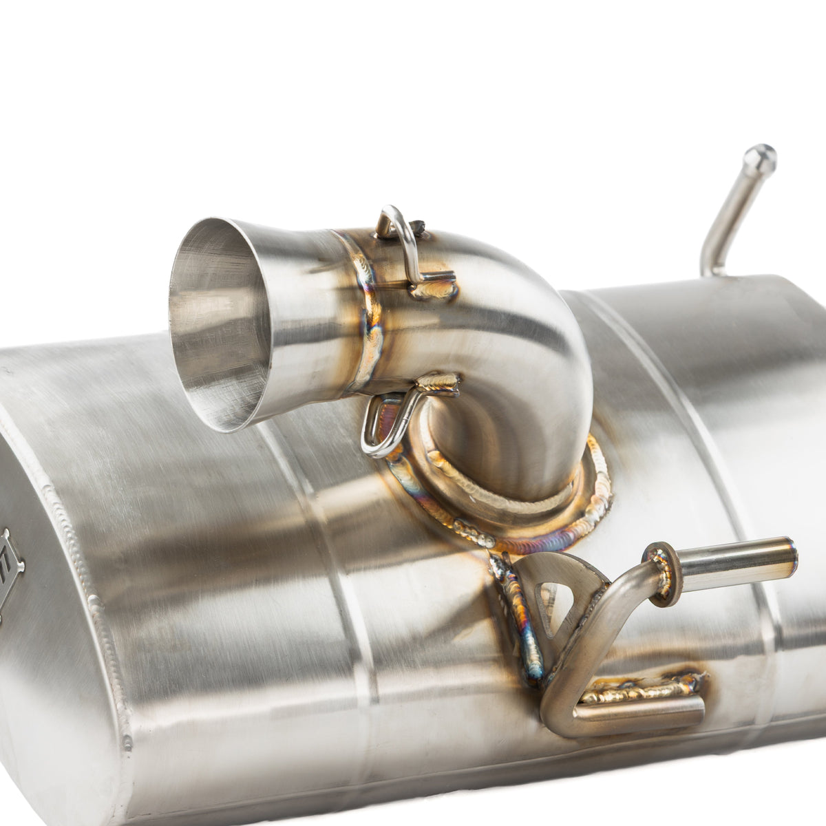 RPM Kawasaki H2 3/4 Exhaust – 2.5" Mid Pipe + Chambered Muffler | Straight or E-Valve Option — view 9