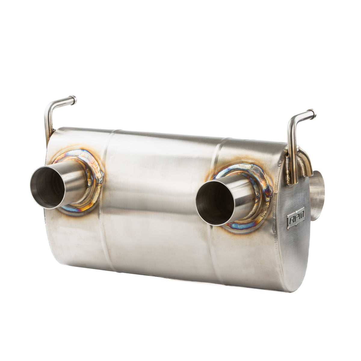 RPM Kawasaki H2 3/4 Exhaust – 2.5" Mid Pipe + Chambered Muffler | Straight or E-Valve Option — view 5