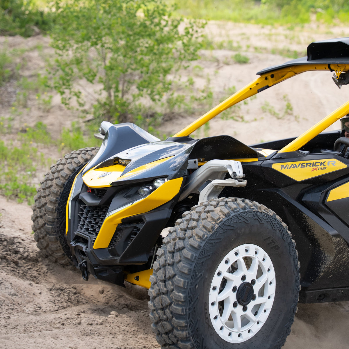 RPM Can-Am Maverick R Carbon Fiber Front Fenders — view 7