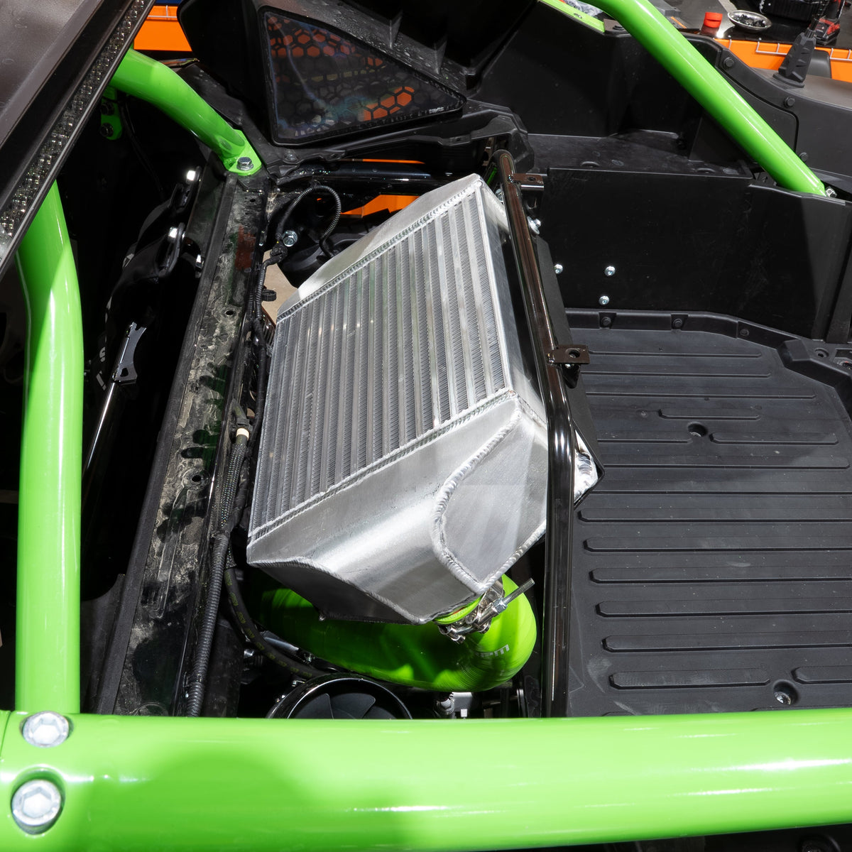 RPM Kawasaki H2 STAGE 2 Big Core Intercooler, Brushless Fan, & Sealed Shroud Kit — view 6