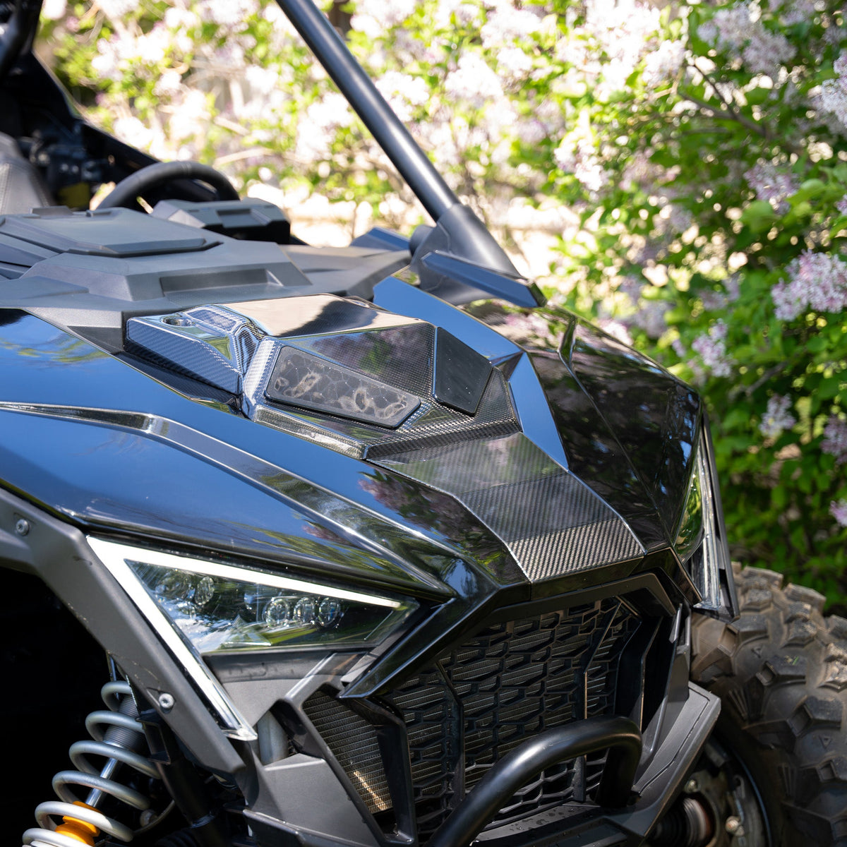RPM Polaris Pro Model Carbon Fiber Nose Panel  - Pro R, XP, S, Turbo R — view 6