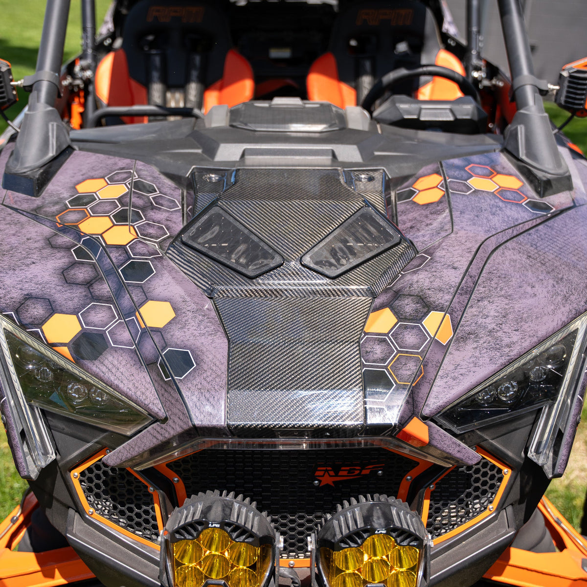 RPM Polaris Pro Model Carbon Fiber Nose Panel  - Pro R, XP, S, Turbo R — view 7