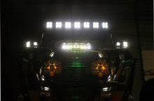 Polaris S8 10 Inch Hood Mount Light Bar Kit - Polaris 2019-21 RZR XP Turbo; 2018-21 RZR Turbo S - Baja Designs UTV lighting product image 2