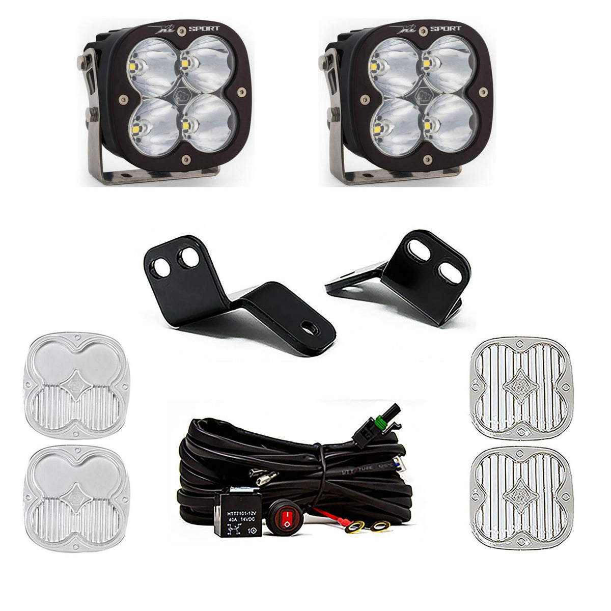 Polaris XL Sport A-Pillar Light Kit - Polaris 2014-22 RZR XP 1000; XP Turbo; Turbo S - Baja Designs UTV lighting product image 1