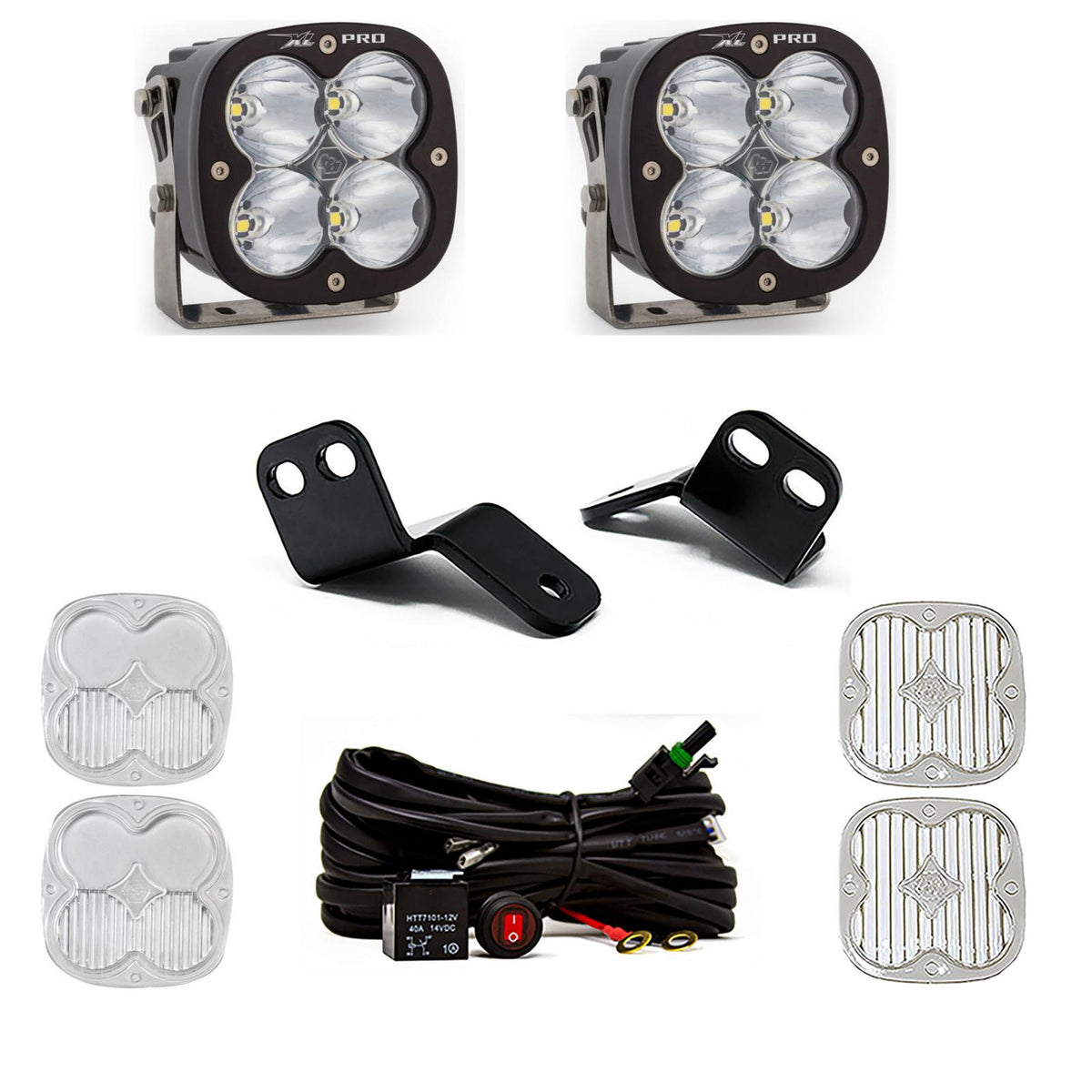 Polaris XL Pro A-Pillar Light Kit - Polaris 2014-22 RZR XP 1000; XP Turbo; Turbo S - Baja Designs UTV lighting product image 1