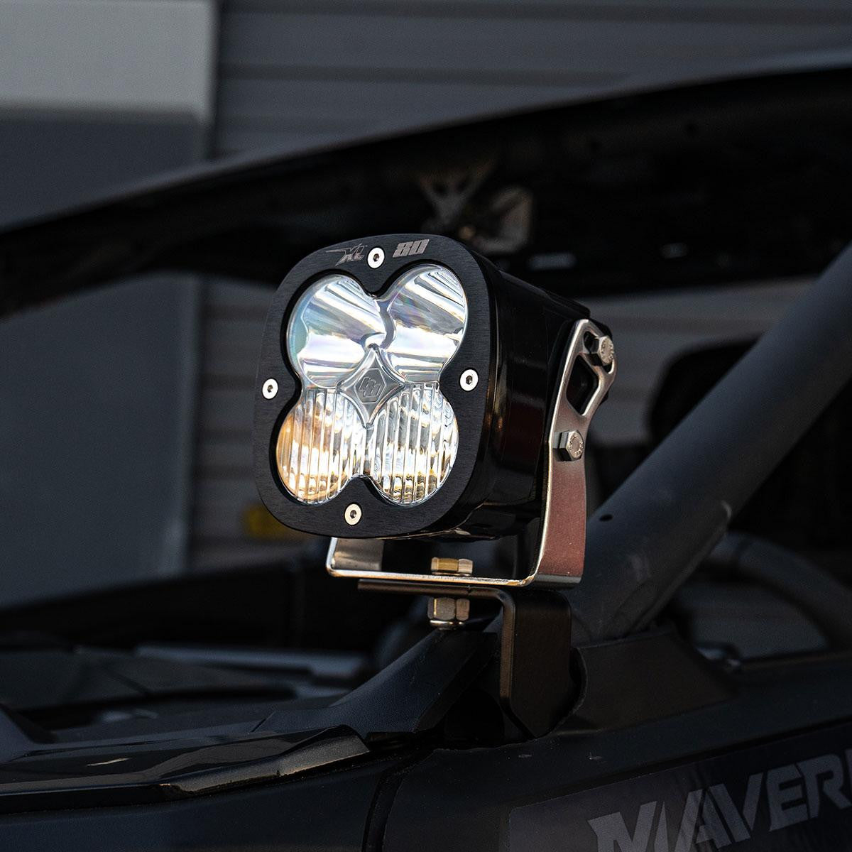 Can-Am Maverick R XL80 A-Pillar Kit - Can-Am Maverick R 2024-2026 - Baja Designs UTV lighting product image 1