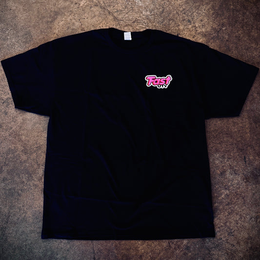FastUTV Black T-Shirt