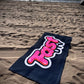 FastUTV Black Beach Towel