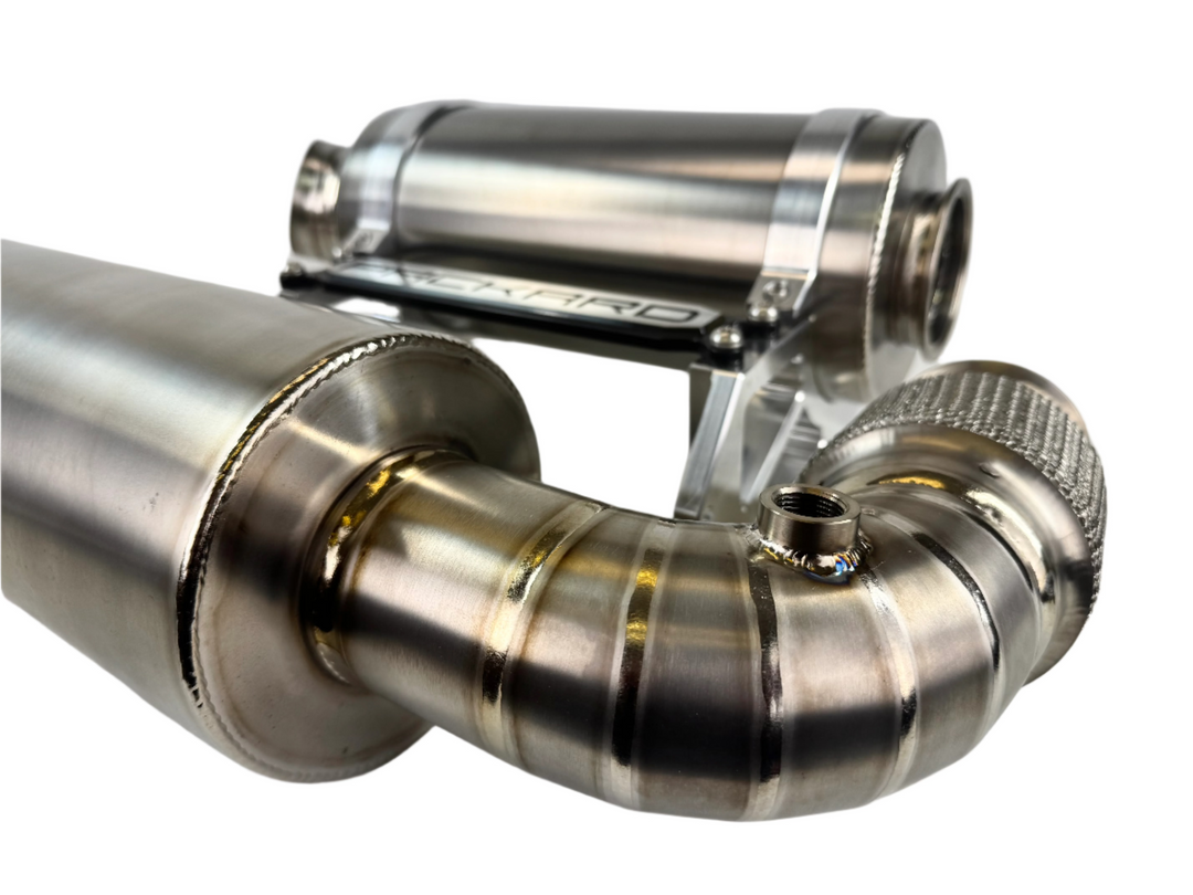 Packard Performance 3" Titanium Turbo Back Exhaust (Dual Muffler) for Can-Am X3
