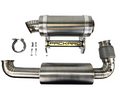 Packard Performance 3" Titanium Turbo Back Exhaust (Dual Muffler) for Can-Am X3