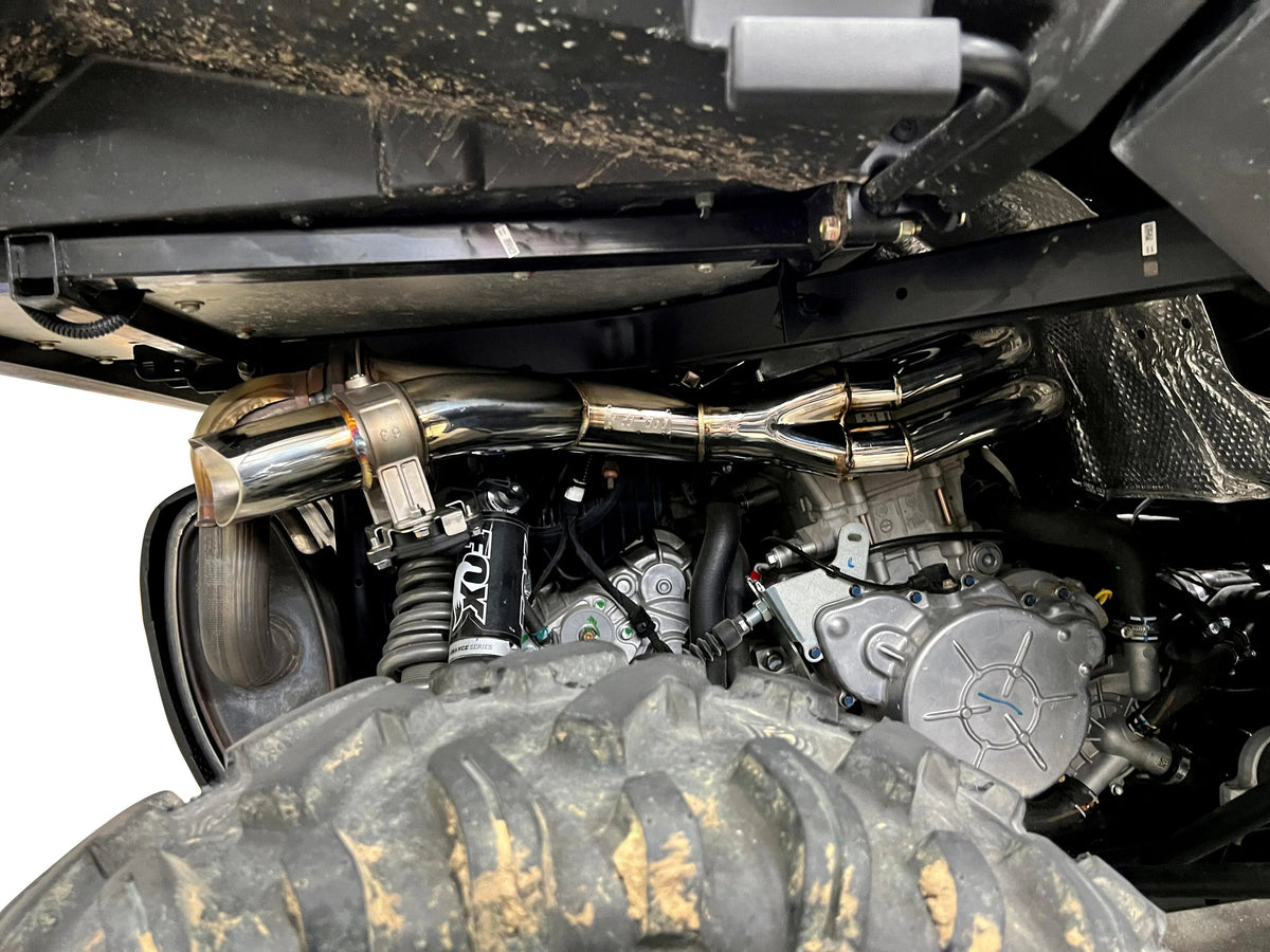 RPM Polaris General 1000 2.5" E-valve Captain's Choice Side Dump Exhaust — view 13