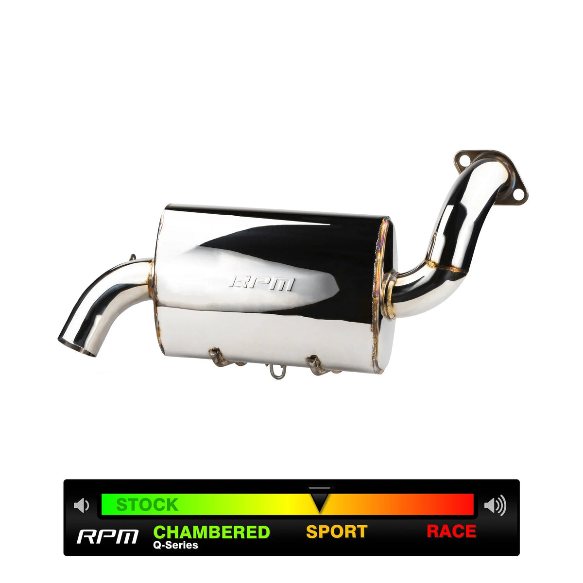 RPM Polaris General, General XP, & RZR S 1000 Sport Muffler 2016-2026 — view 9