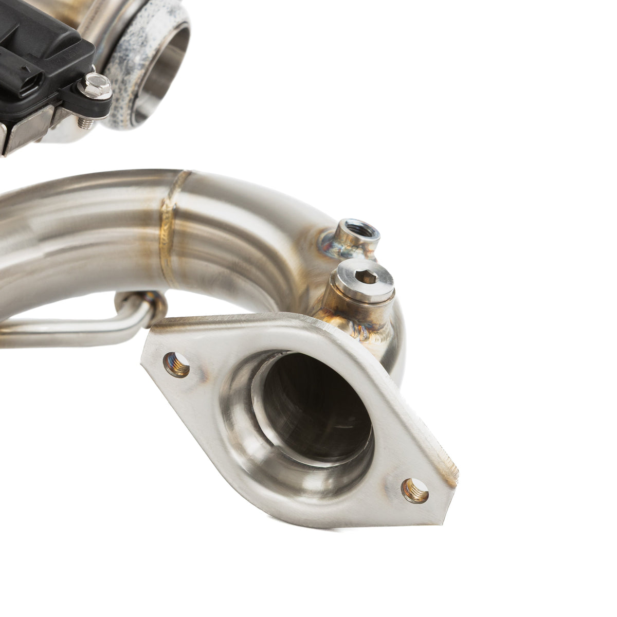 RPM Kawasaki H2 Big Mouth Resonated Cat Delete Mid Pipe With E-Valve — view 3
