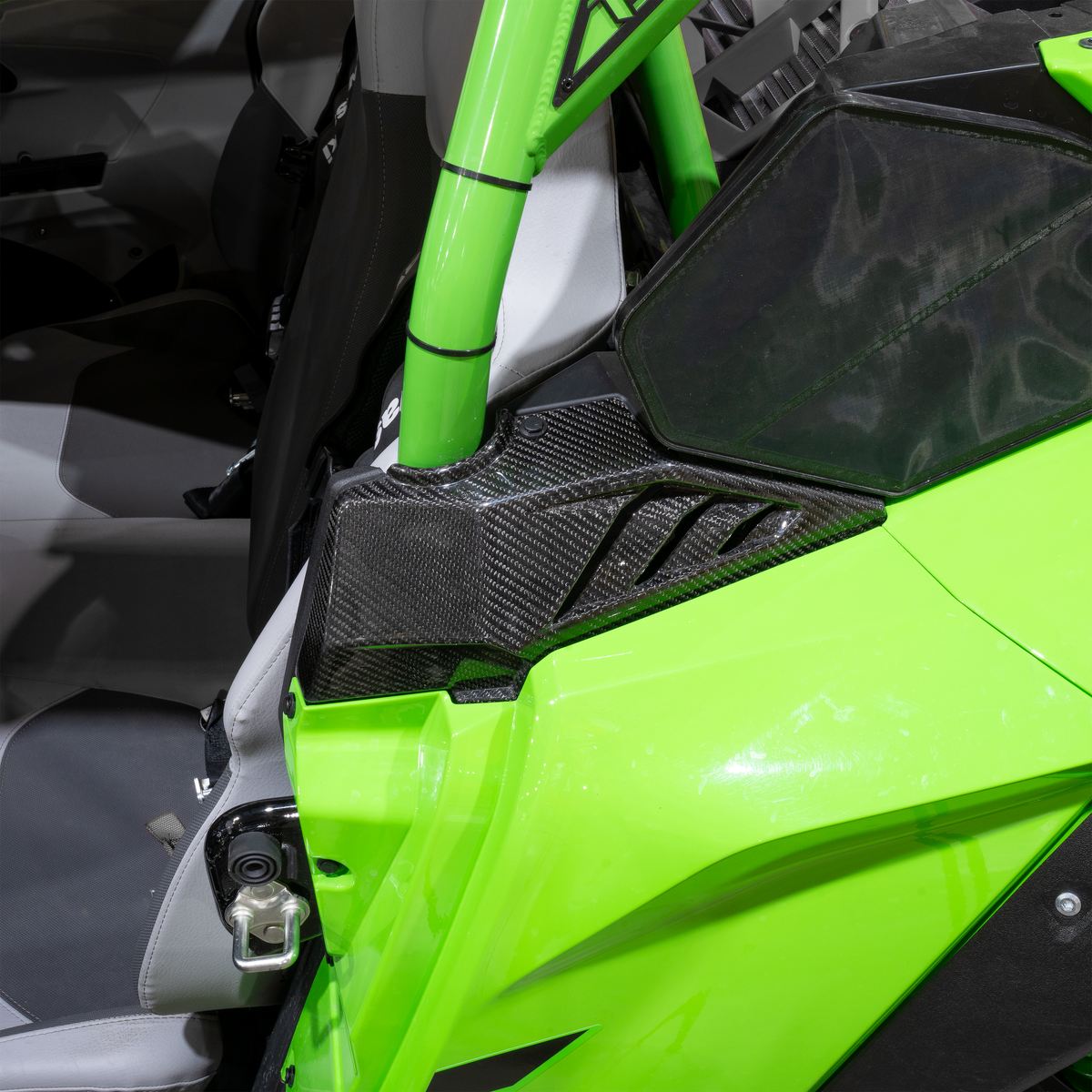 RPM Kawasaki H2 Carbon Fiber 4 Piece Pillar Covers Kit — view 4