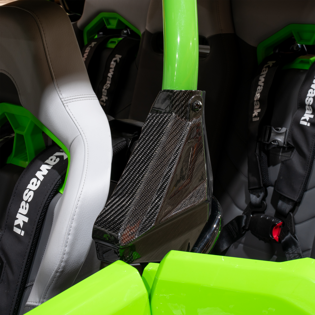 RPM Kawasaki H2 Carbon Fiber 4 Piece Pillar Covers Kit — view 7