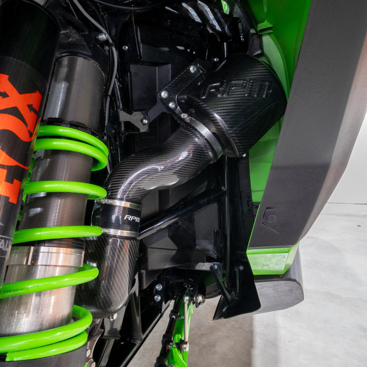 RPM Kawasaki Teryx H2 Supercharged Carbon Cold Air High Flow Race Intake — view 7