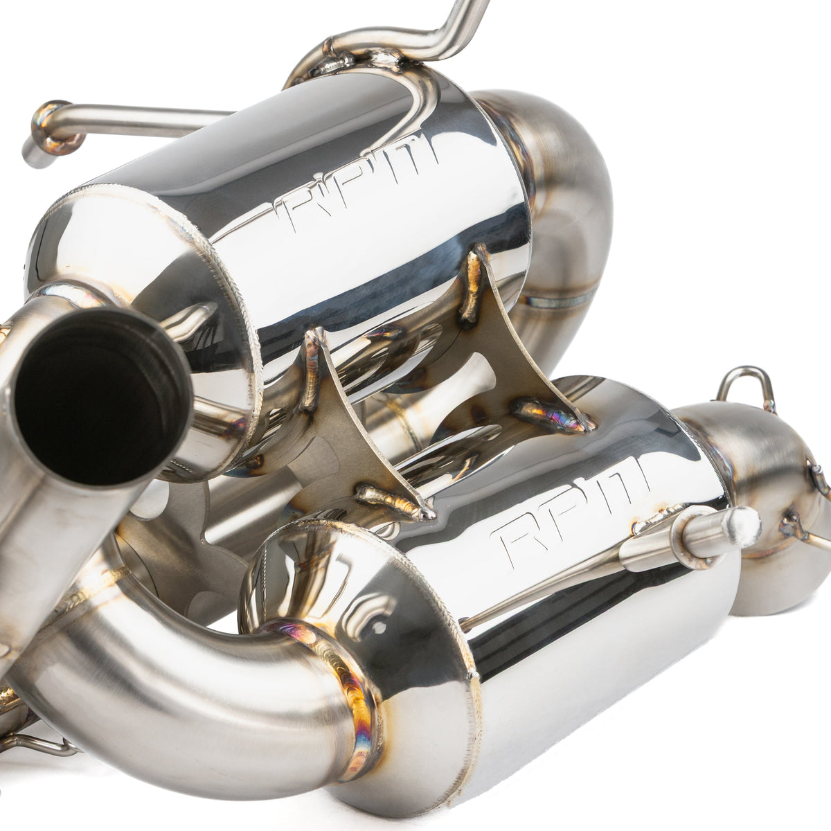 RPM Kawasaki H2 2.5" Dual Sport Full Exhaust + Optional E-Valve — view 3
