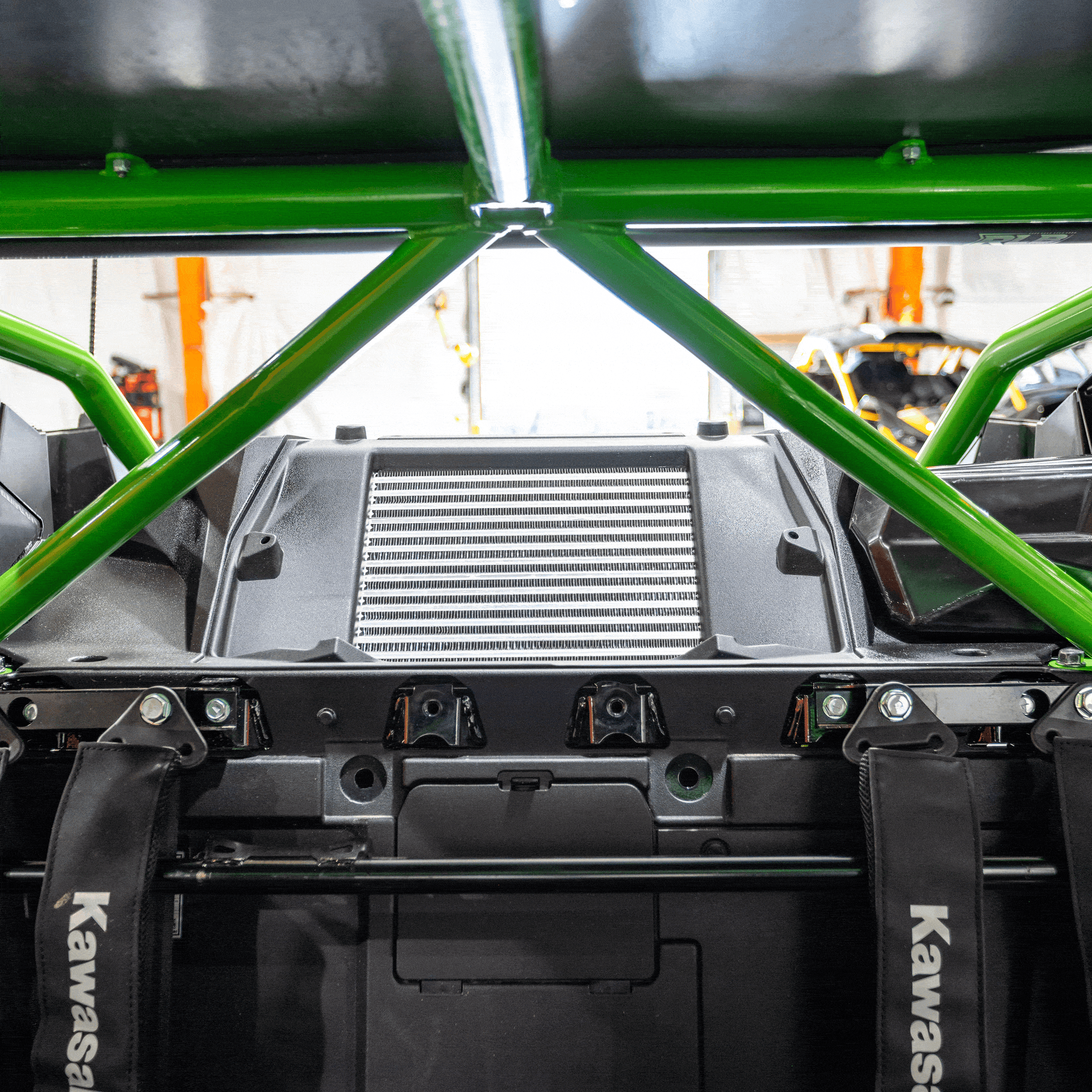 RPM Kawasaki H2 STAGE 2 Big Core Intercooler, Brushless Fan, & Sealed Shroud Kit — view 4